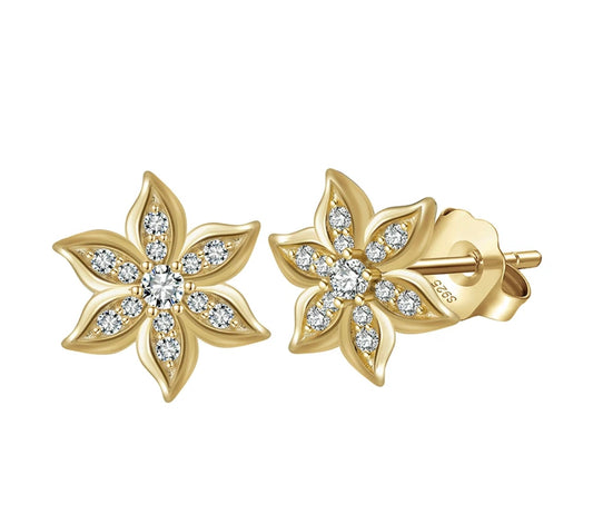 Blooming Flower Studs Earrings